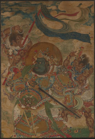 Heavenly King Virudhaka by Ming Dynasty Chinese School