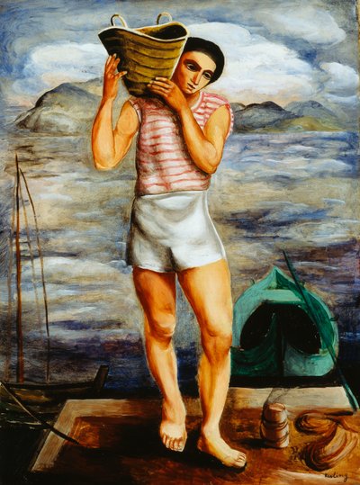 Fisherman by Moise Kisling