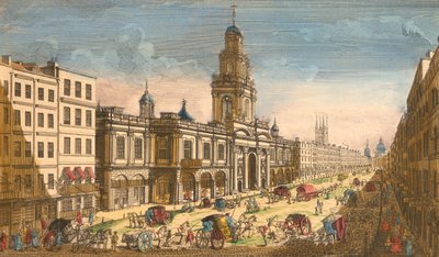 View of the Royal Exchange, London by Moithey Lainee