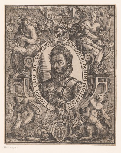 Portrait of Jacob Cay by Monogrammist DH (Duitsland)