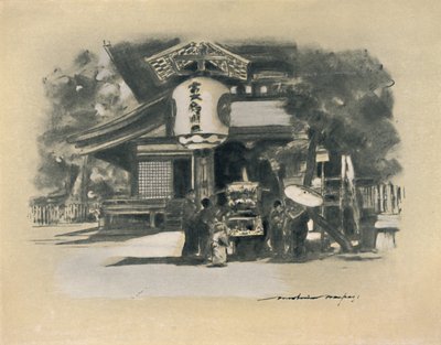 At Kioto, 1903 by Mortimer L Menpes