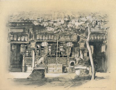 Entrance to a Temple, 1903 by Mortimer L Menpes