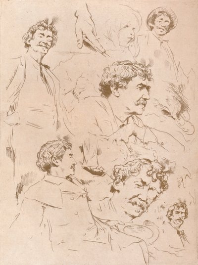 Portrait Studies by Mortimer L Menpes