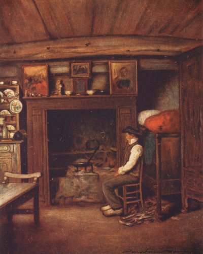 A Farmhouse Kitchen by Mortimer Ludington Menpes