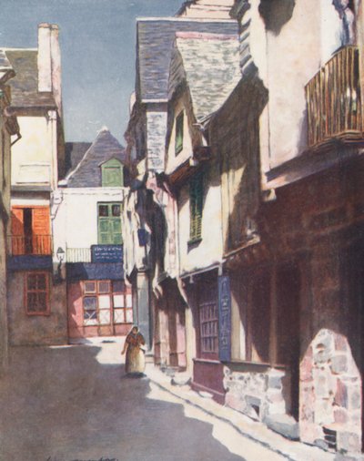 Mediaeval Houses, Vitre by Mortimer Ludington Menpes