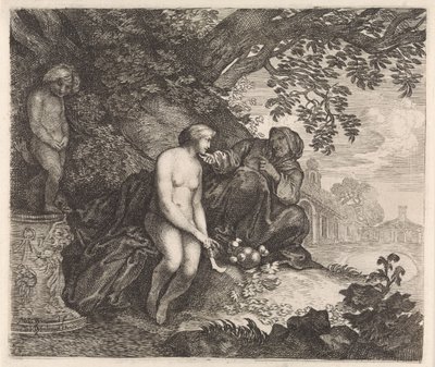 Vertumnus Tries to Seduce Pomona by Moyses van Wtenbrouck