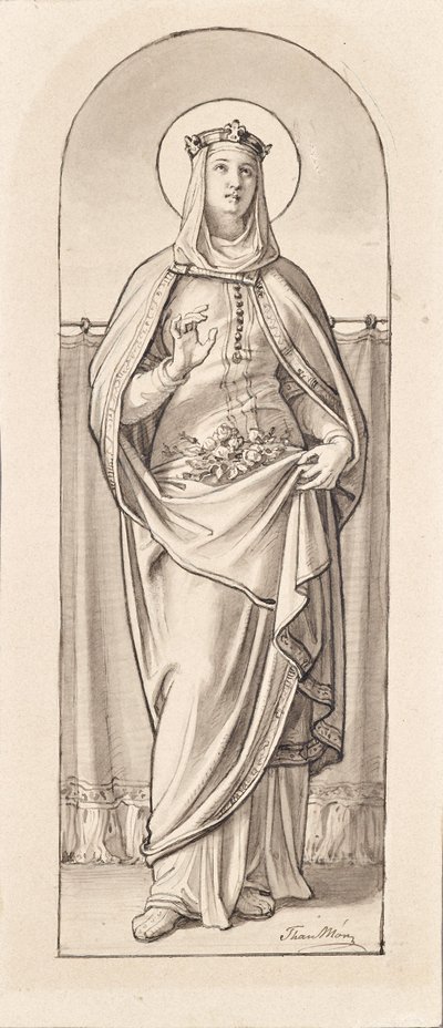 St. Elizabeth of Thuringia by Mór Than