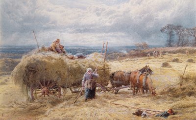 The Haywain by Myles Birket Foster