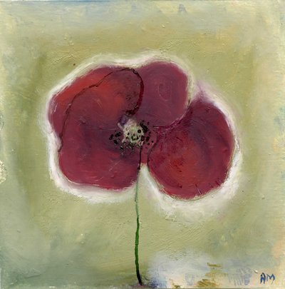 Poppy in my diary by Nancy Moniz Charalambous