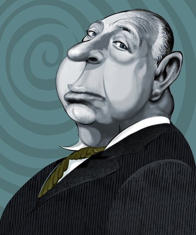 Alfred Hitchcock by Neale Osborne