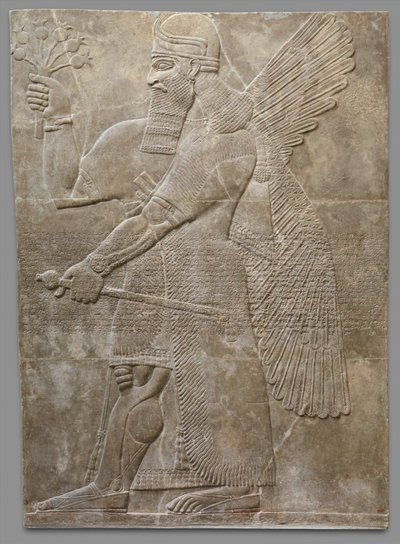 Relief panel, Neo-Assyrian, c.883-859 B.C. by Neo Assyrian