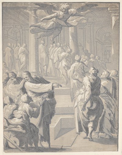 Christ healing the paralytic by Niccolo Vicentino