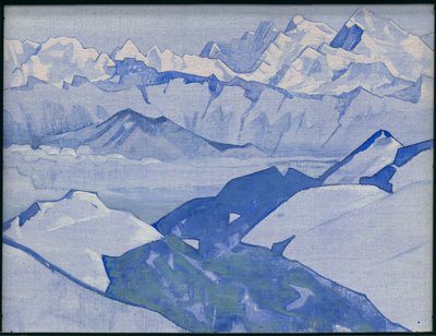 Everest Range ("Himalayan" series) by Nicholas Roerich