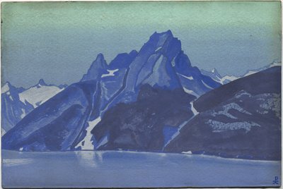 Lake of the Nagas, Kashmir by Nicholas Roerich