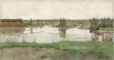 A Pond in a Meadow by Nicolaas Bastert