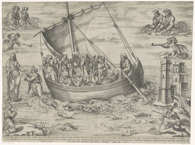 Calling of Peter by Nicolas Beatrizet