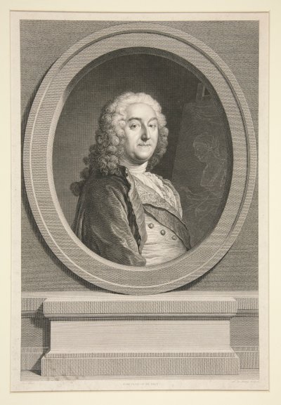 Portrait of Jean-François de Troy by Nicolas Delaunay