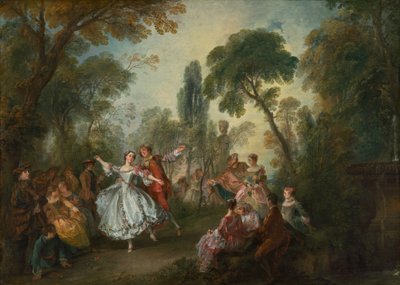 La Camargo Dancing by Nicolas Lancret