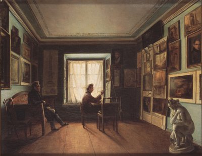 The Painters Studio, 1820s by Nikita Zaytsev