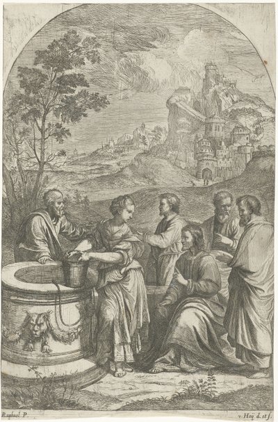 Christ and the Samaritan Woman by Nikolaas van Hoy