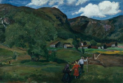 Playing Children by Nikolai Astrup