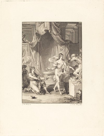 Pygmalion by Noël Le Mire after Jean Michel Moreau