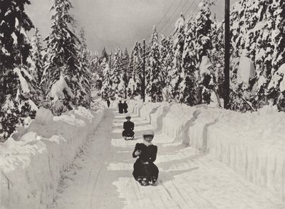 Winter Sport near Kristiania by Norwegian Photographer