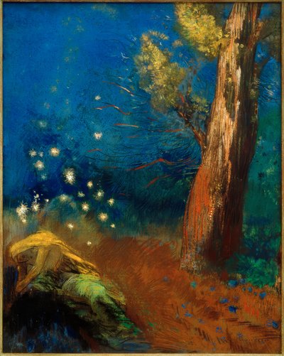 The Death of Buddha by Odilon Redon