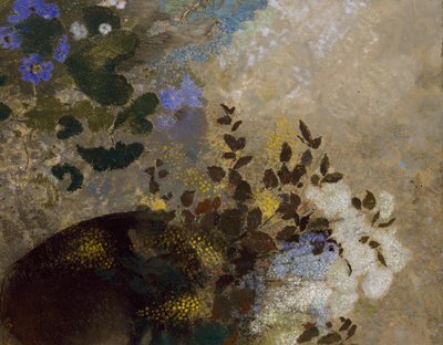Flowers in a Black Vase, c.1909-10 by Odilon Redon
