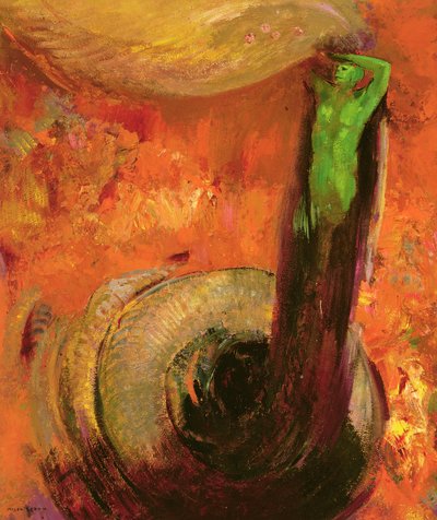 Green Death by Odilon Redon