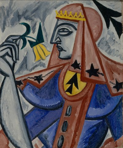 Queen of Spades, 1913-1914 by Olga Rozanova