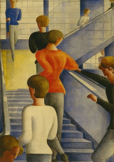 Bauhaus Staircase by Oskar Schlemmer