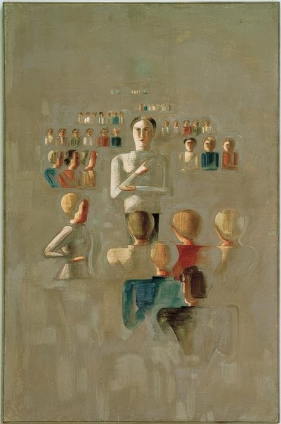 Folkwang Cycle: Lesson I by Oskar Schlemmer