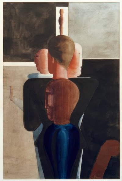 Concentric Group in Space by Oskar Schlemmer