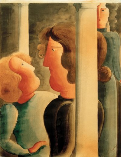 Between Columns by Oskar Schlemmer