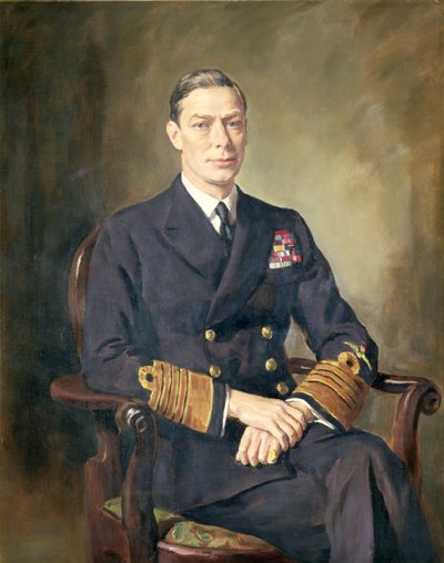 King George VI by Oswald Hornby Joseph Birley