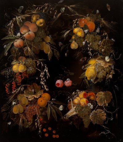 Autumnal Fruits by Ottmar the Elder Elliger
