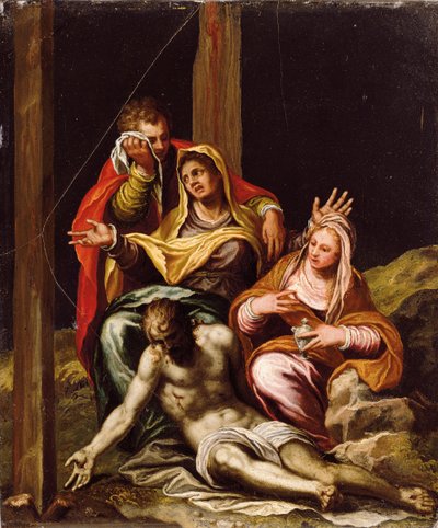 The Lamentation Over the Dead Christ by Paolo Farinati