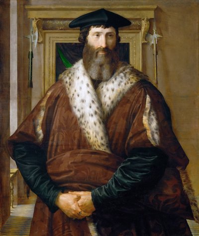 Portrait of a Man Malatesta Baglione, c.1535 by Parmigianino