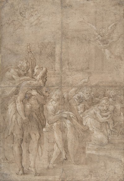 The Adoration of the Shepherds by Parmigianino