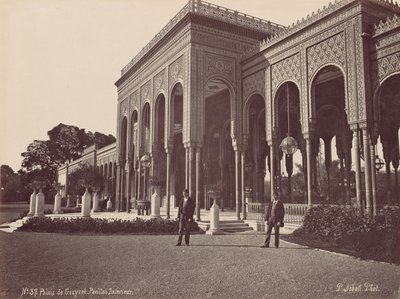 Palais de Gézyret, Pavillon Exterieur by Pascal Sébah