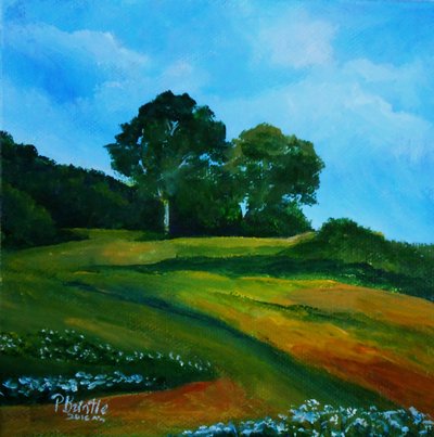 Blue Lupines Near Thiotte by Patricia Brintle