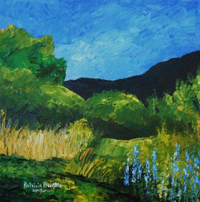 Blue Lupines by Patricia Brintle