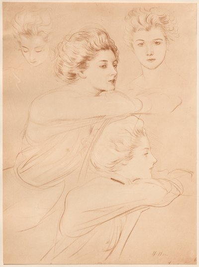 Parisienne by Paul Cesar Helleu