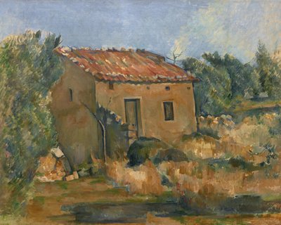 Abandoned House near Aix-en-Provence by Paul Cézanne