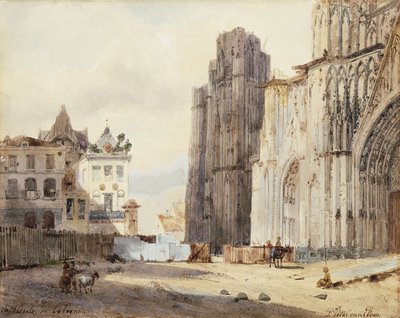 Cathedral of Cologne by Paul Constantin Dominique Tetar van Elven