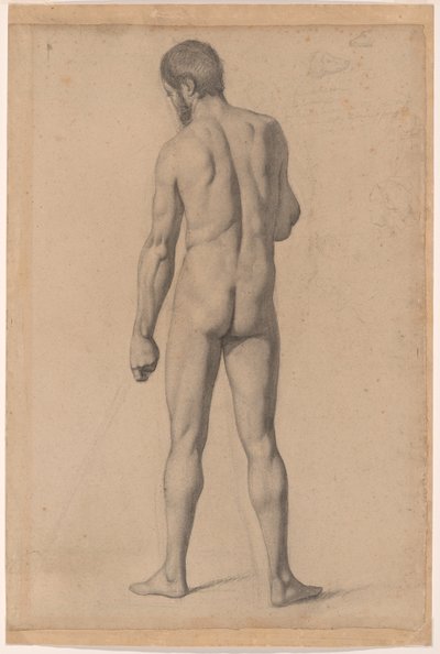 Academic Nude, Seen from the Back by Paul Cézanne