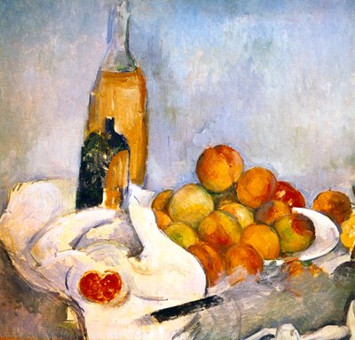 Bottles and Apples by Paul Cézanne