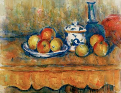 Apples, Carafe, and Sugar Bowl by Paul Cézanne