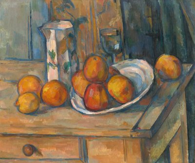 Still Life with Milk Jug and Fruit by Paul Cézanne